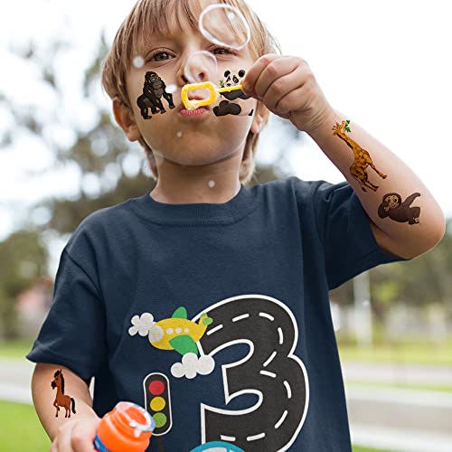 Glitter Animal Temporary Tattoos for Kids Party Favors 50 Styles