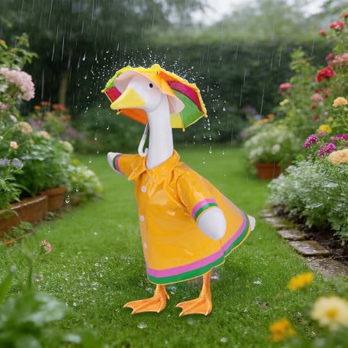 Holiday Porch Goose Outfit Set - 12 Seasonal Costumes for 23-Inch Lawn Geese