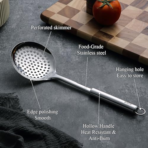 Berglander 2-Piece Stainless Steel Spider Strainer & Skimmer Set