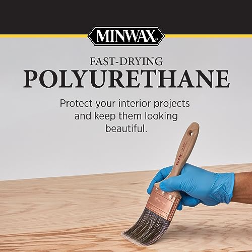 Minwax Fast Drying Polyurethane Spray - Clear Gloss Finish, 11.5 oz
