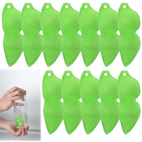 12PCS Reusable Bean-Shaped Bottle Cleaning Sponge Set