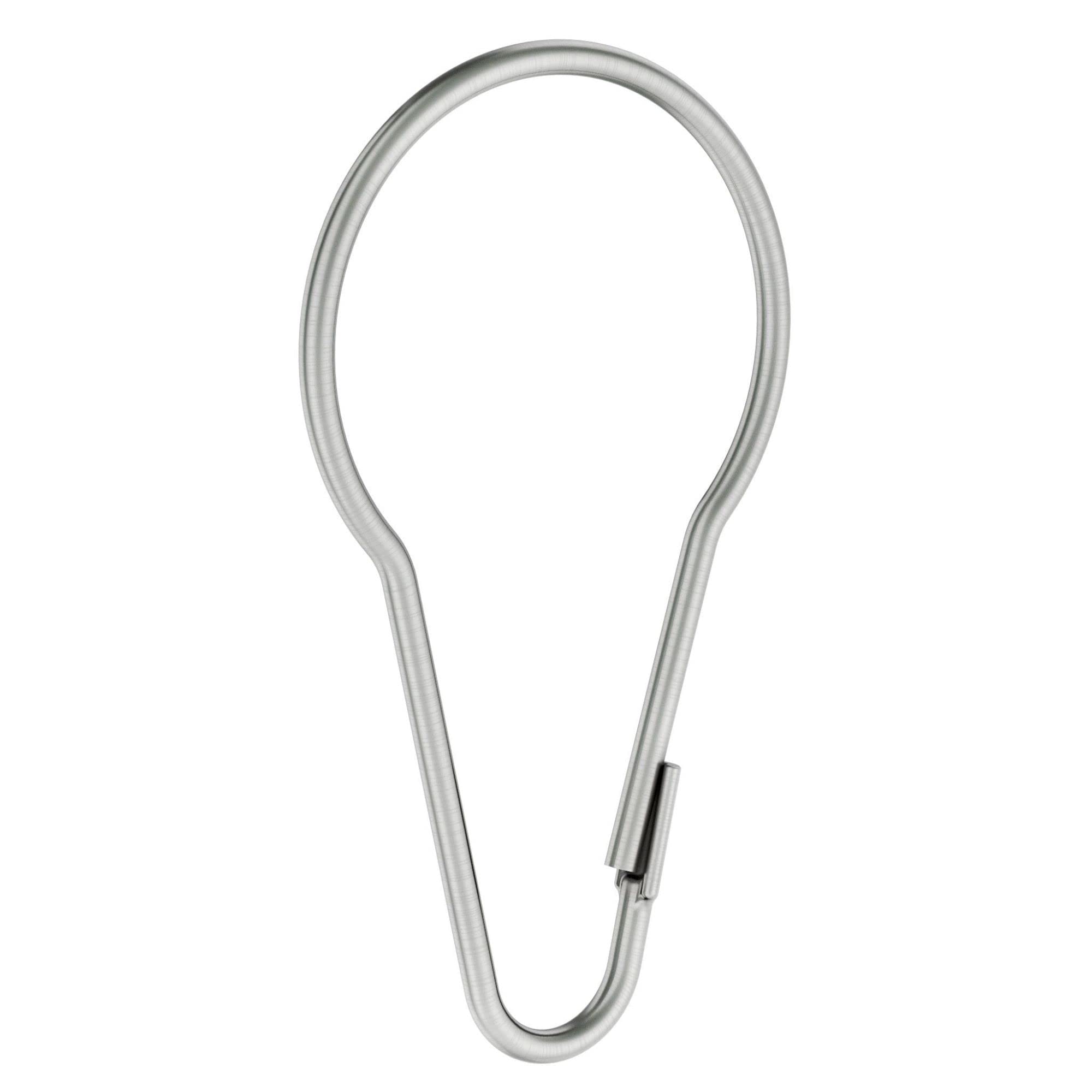 Moen MDN2170BN Magnetix 60-inch Curved Adjustable Single Shower Curtain Rod, Brushed Nickel