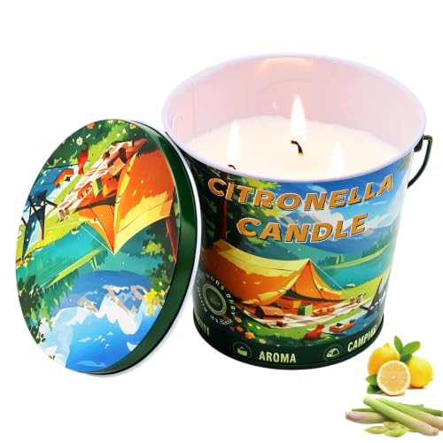 21.2oz Citronella Candle for Outdoor Use - 120 Hour Burn