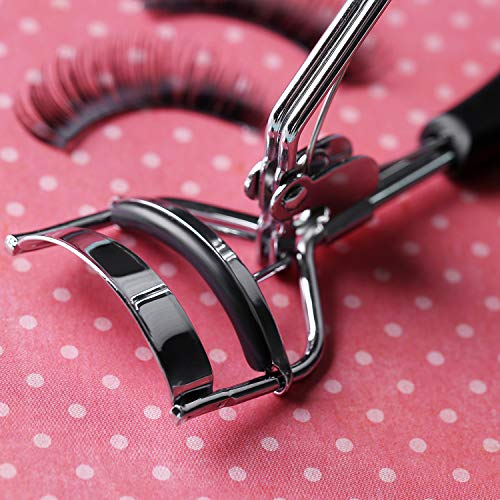 Zhehao 24Pcs Eyelash Curler Refill Pads Silicone Rubber Replacement with Storage Box