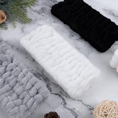 3-Piece Spa Headband Set – Soft Terry Cloth Hairband for Face Washing & Makeup