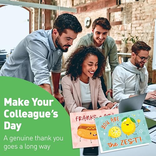 Thanks a Brunch Funny Thank You Cards with Envelopes, 24 Pack, 4x5.5"