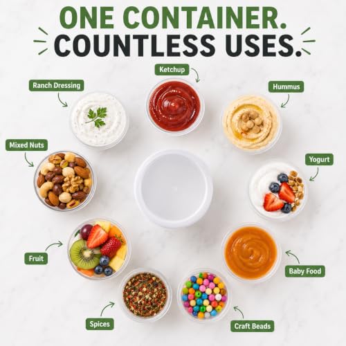 Greenco 20-Piece Small Food Storage Containers Set with Lids