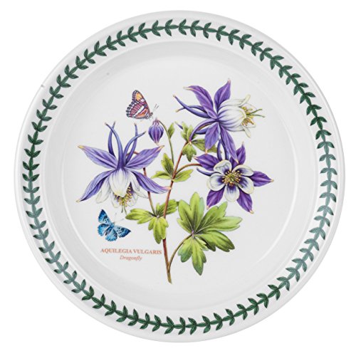 Portmeirion Exotic Botanic Garden Salad Plates Set of 6 - 8.5-Inch Tropical Floral