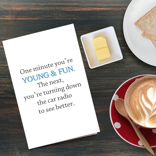 Funny Birthday Card for Men & Women - Hilarious Greeting Card