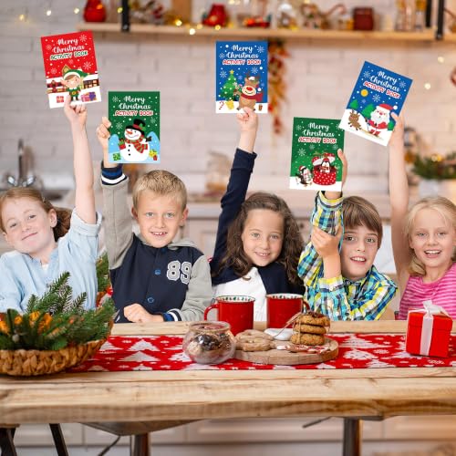 Christmas Activity Books Set - 24 Kids Coloring & Puzzle Booklets - Variation 24