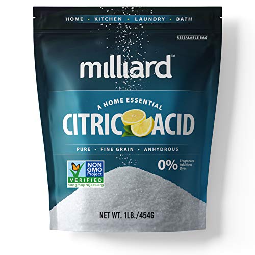 Milliard Citric Acid 16 Ounce - Food Grade, Non-GMO Kitchen & Baking Ingredient
