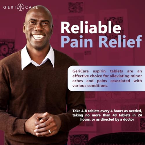 GeriCare Low Dose Adult Chewable Aspirin 81mg - 36 Count