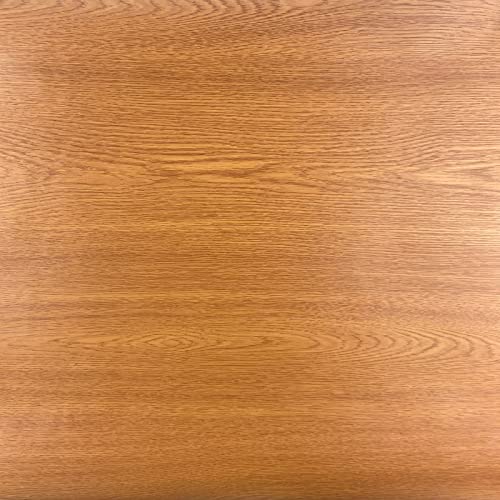 Brown Wood Grain Waterproof Self-Adhesive Shelf Liner - 15.6" x 79"