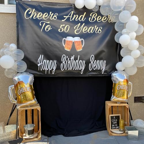 Giant Beer Mug Balloons - 2PCS 27.5" Cheers Decorations