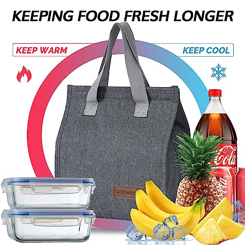 Insulated Lunch Bag for Men & Women - Reusable, Leakproof Tote