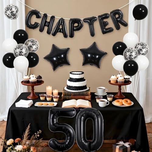 Chapter 50 Balloon Kit - 50th Birthday Decoration Set