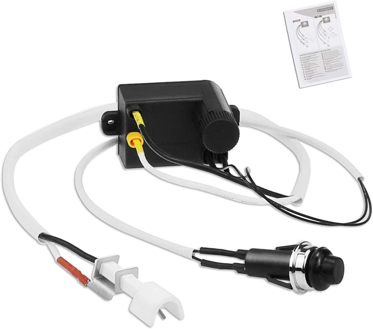 Uniflasy Grill Igniter Button - Compatible with Weber Spirit 210 & 310 Models | Easy Installation for 2013+