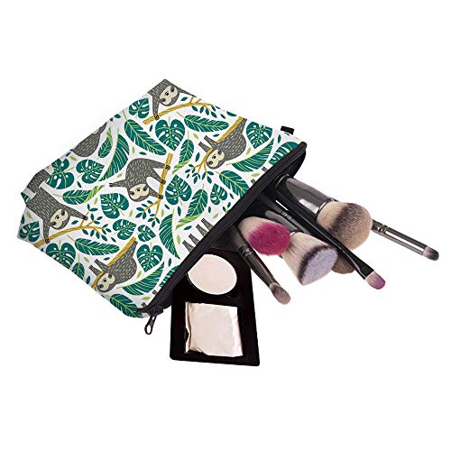 Deanfun Small Waterproof Makeup Bag, Cute Travel Cosmetic Pouch for Women