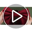 Dark Red Velvet Christmas Bow for Tree Topper 22 Inches - Janinka