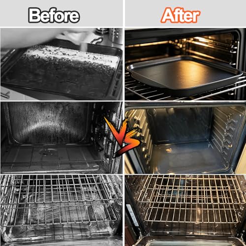 XANGNIER Heavy Duty Oven Cleaning Kit – Deep Cleaning Scraper & Brush Set