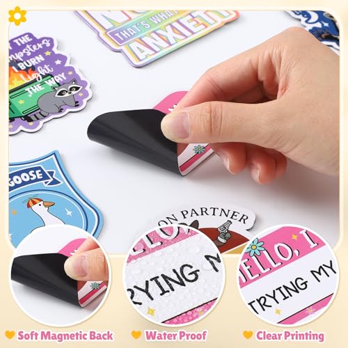 Ceenna 20 Pcs Reusable Funny Fridge Magnets - Fresh Style Set