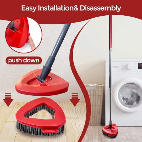Replacement Scrub Brush Head for EasyWring 1-Tank System (2 Pack)