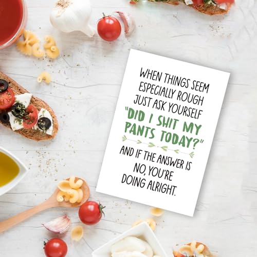 Funny Motivational Encouragement Card #1 - Sarcastic Support Greeting Card