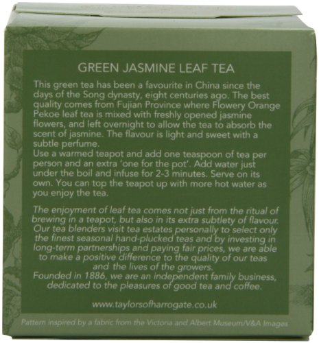 Taylors of Harrogate Green Tea with Jasmine, 4.41 oz (Pack of 6)