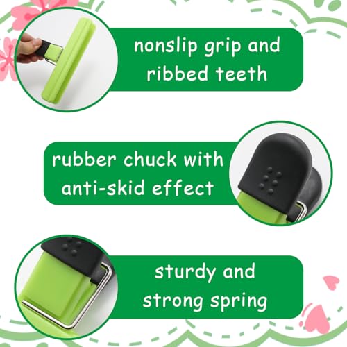 Large Plastic Food Bag Clips 6 x 3.5 Inch Assorted Colors 6 Pack