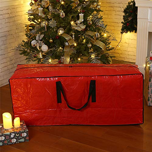 Sattiyrch Christmas Tree Storage Bag - Red - Fits 7.5ft Trees