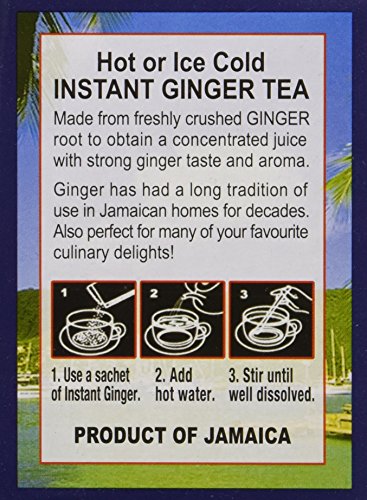 Caribbean Dreams Instant Ginger Tea - Unsweetened 14 Sachets