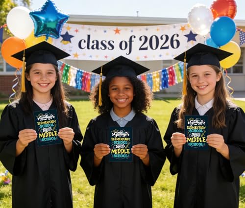Elementary School Graduation Card for 5th & 6th Graders - Congrats Grad!
