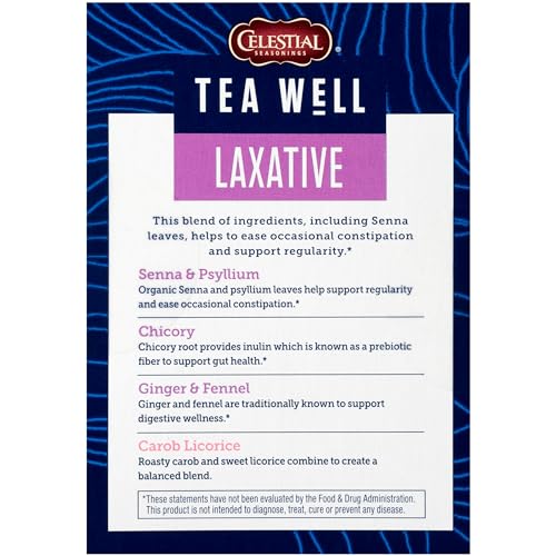 Celestial Seasonings Organic Carob Licorice Herbal Tea, 12 Count