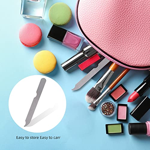Stainless Steel Metal Nail File Double Sided Manicure Pedicure Tool
