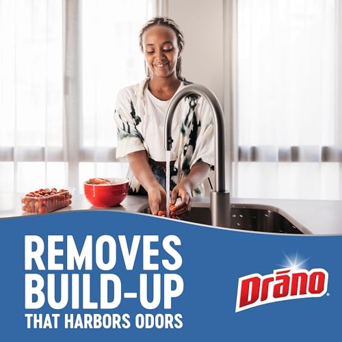 Drano Dual-Force Foamer Drain Clog Remover - Safe for All Pipes & Garbage Disposals, 17 Fl Oz