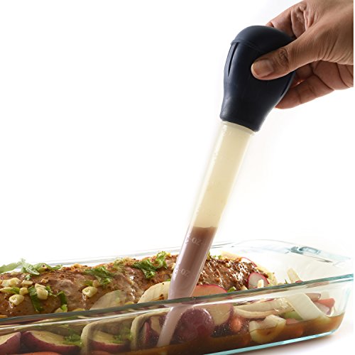 Norpro Plastic Baster with Silicone Bulb - 1 Count, Black