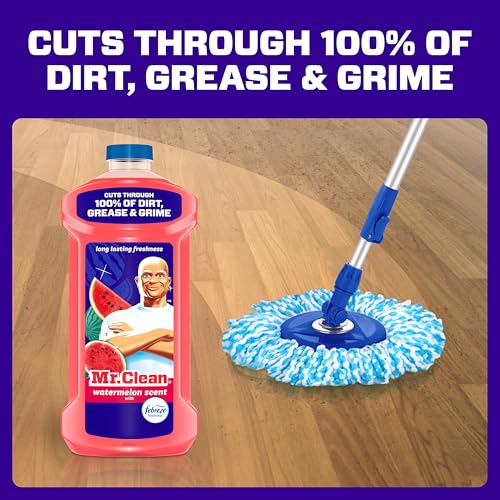 Mr. Clean All-Purpose Cleaner, Multi-Surface Floor & Kitchen Soap, Watermelon, 41oz