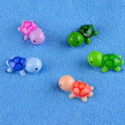 Mini Pocket Hug Turtle Gift Set - 5 Colorful Figurines & Envelopes