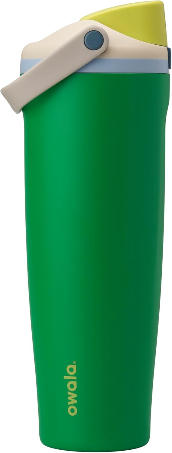 Owala FreeSip Sway Insulated Water Bottle - 40oz Stainless Steel with Two-Way Spout & Built-In Straw | Travel & Sports Ready, BPA Free, Leak Proof