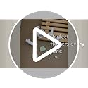 Cauaoa 4Pcs White Flower Cookie Cutters and Fondant Plunger Molds