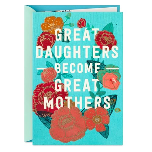 Hallmark Mother's Day Greeting Card for Daughter with Hangable Wall Art Print