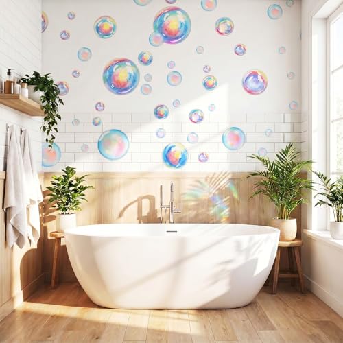 Colorful Bubble Wall Stickers - Underwater Theme Decor Set