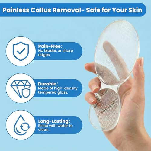 KPEBN Nano Glass Foot File & Callus Remover for Cracked Heels