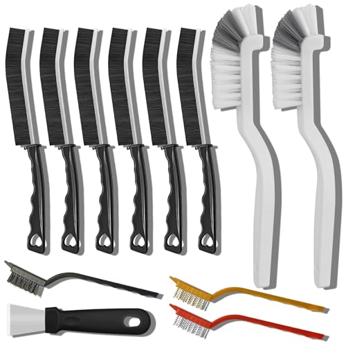 4TH Crevice Cleaning Brush Set - 12 Pack for Deep Cleaning Small Spaces
