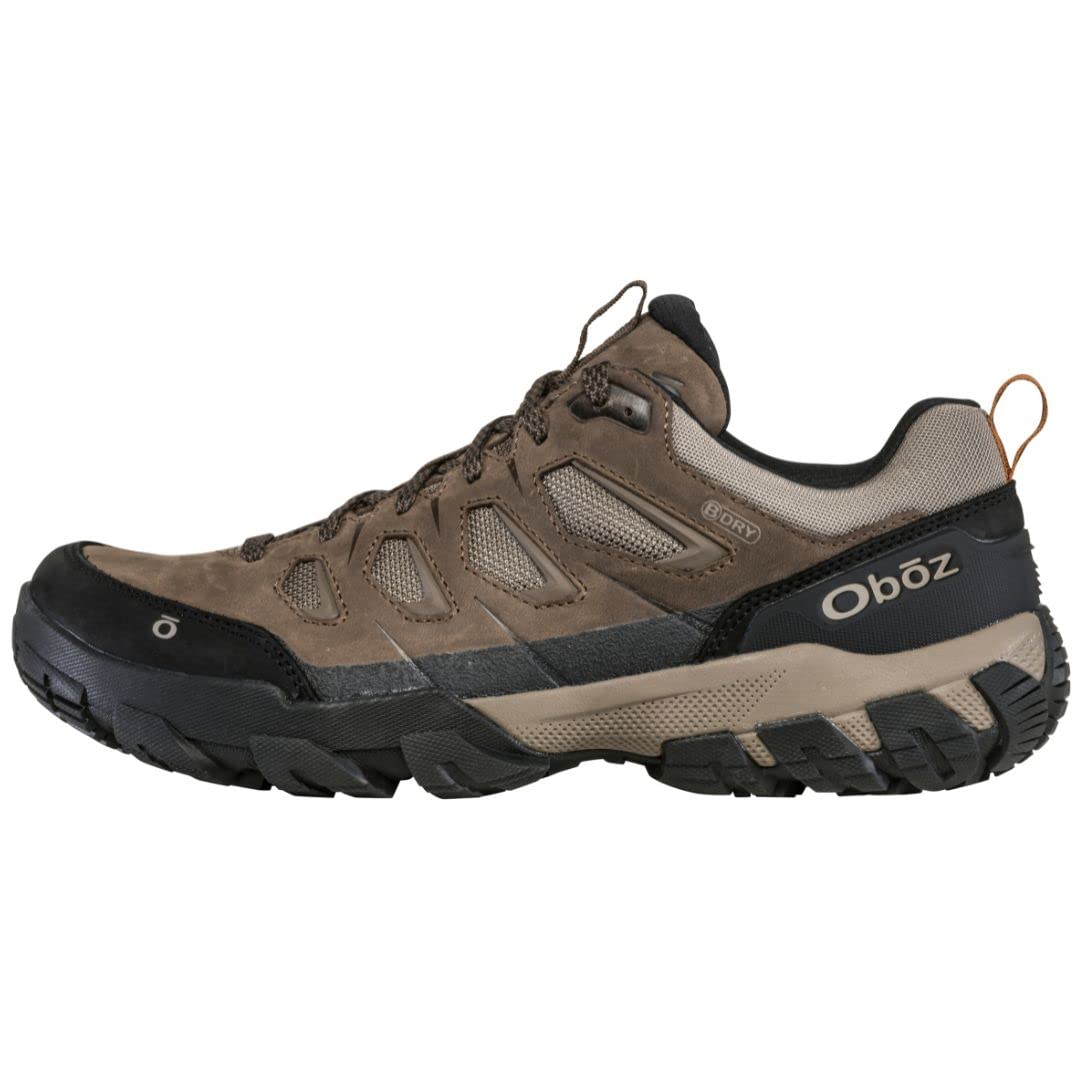 Oboz Men's Sawtooth X Low B-Dry Hiking Shoes, Canteen, 7