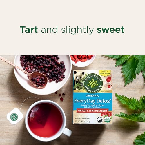 Organic EveryDay Detox Tea with Schisandra Berry - 16 Bags