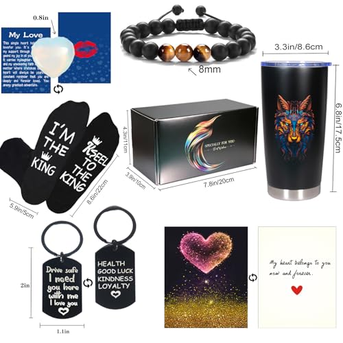 Valentines Gifts for Him - Unique 6pcs Gift Set for Him