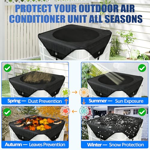32"x32" Outdoor Air Conditioner Cover - Durable Mesh Protection