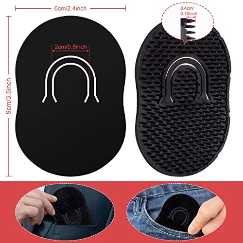Difenni Portable Palm Grooming Set 6 Pack Scalp and Beard Brushes