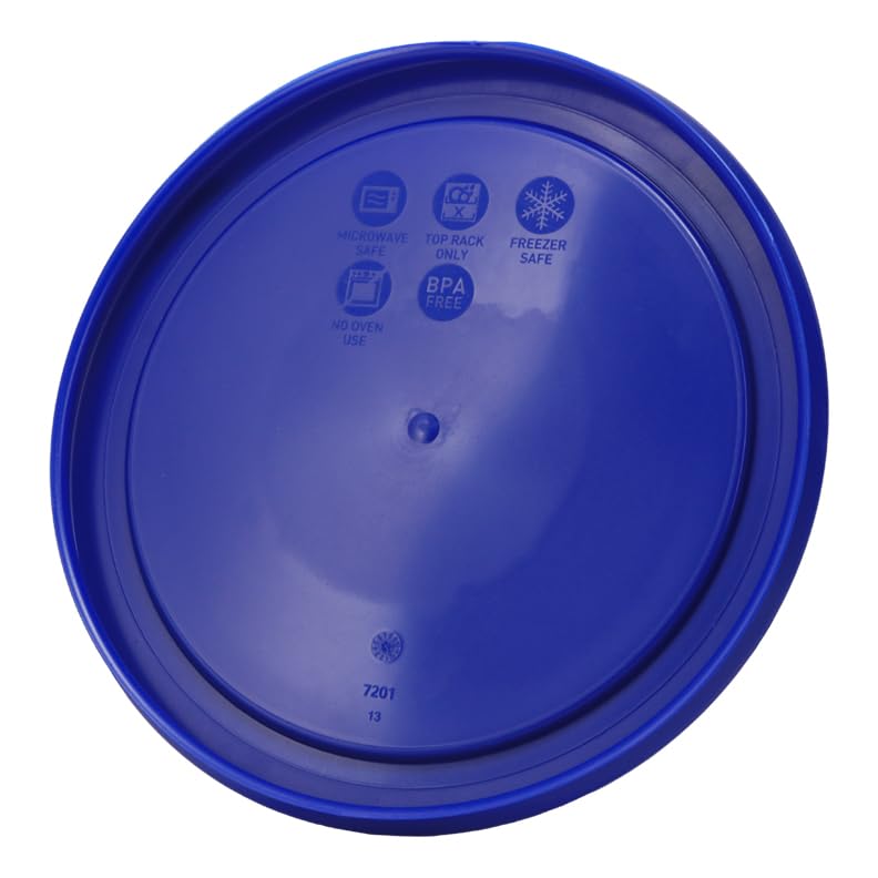 Pyrex 7201-PC 4-Cup Replacement Lid - Cadet Blue BPA-Free Food Storage Cover